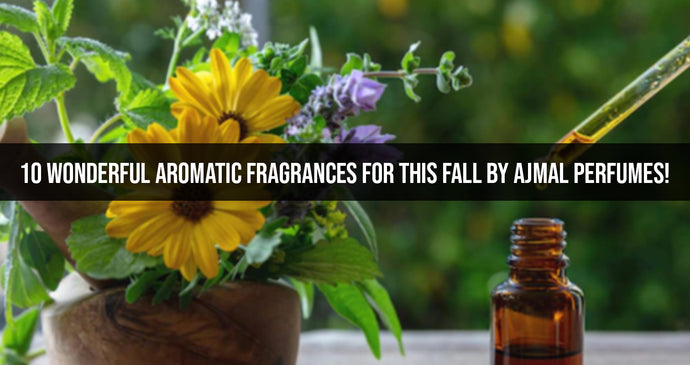 10 Wonderful Aromatic Fragrances For This Fall by Ajmal Perfumes!