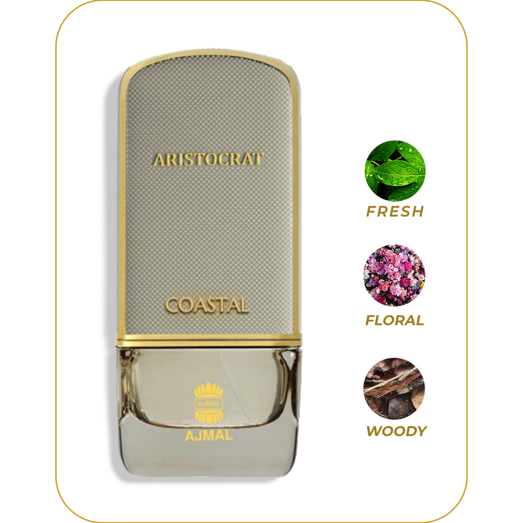 Aristocrat Coastal By Ajmal Eau De Parfum For Men Spray 75 ML